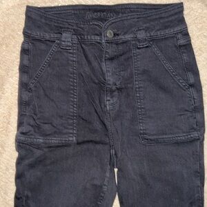 AE Black Next Level Stretch Curvy Super Hi-Rise Jegging